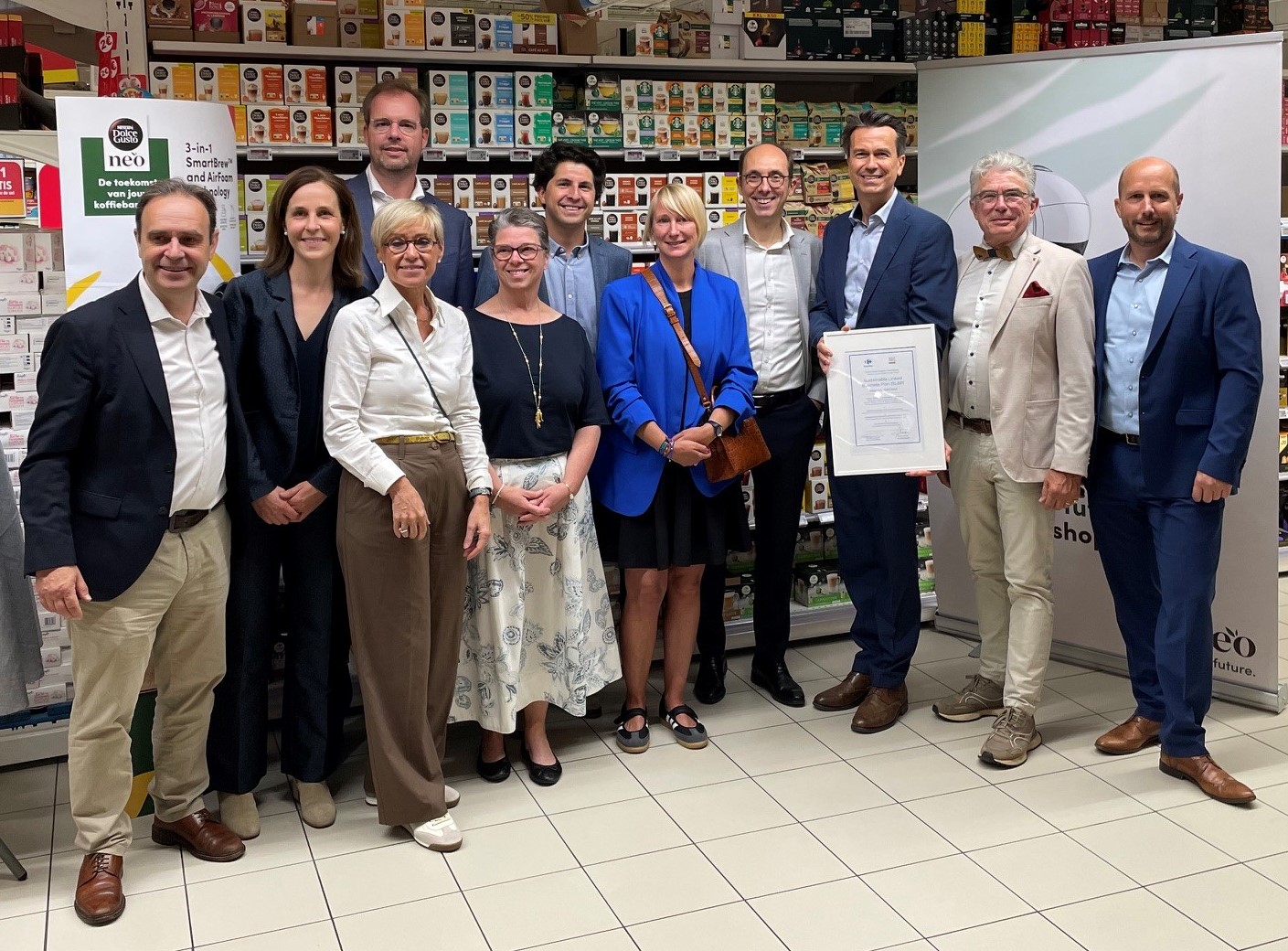 Nestlé et Carrefour Belgium s’engagent