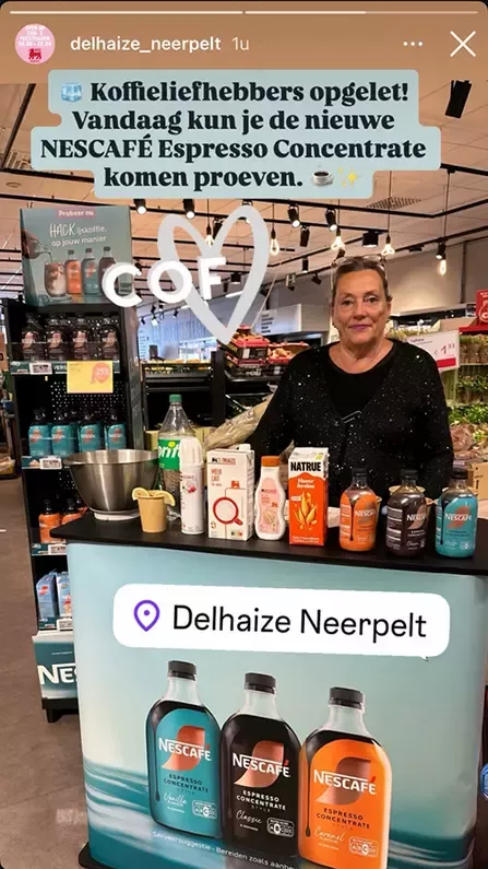 nescafe delhaize